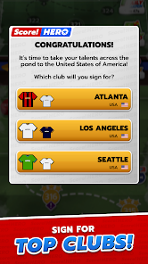 Showcase of Score! Hero: Achieve Soccer Glory and Be a Hero